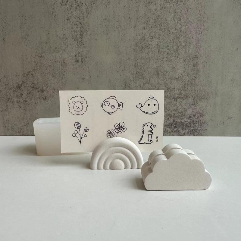 Handmade Business Card Holder Molds Cloud Silicone Mould Ornaments Resin Molds Plaster Molds Castings Molds