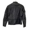 VINTAGE Vintage Leather Black TALON Zip Padded Jacket Jacket 36 blackUsed