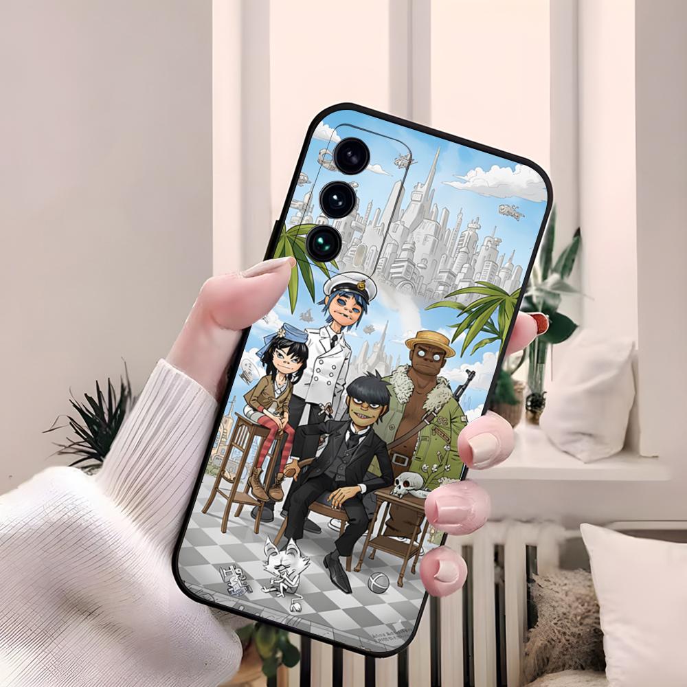 

G-Gorillaz-ES BAND Phone Case For Samsung S26 S25 Edge S24 S23 S22 S21 S20 Ultra Plus Fe A55 56 15 4G 5G Galaxy Silicon Cover Galaxy S22
