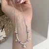 VENTFILLE 925 Sterling Silver Shell Star Necklace for Women Pearl Crystal Beads Sweet Romantic Originality Jewelry Gift Dropship