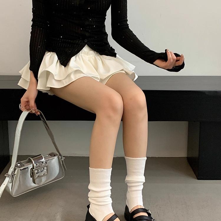 [FanGui] Stepping on shit~ Thick-soled heightening one-word drag with skirt shoes Women's 2025 summer outer sandals