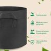 Plant Grow Bags Breathable Felt Polypropylene Webbing Plant Grow Pots Garden Planting Containers with Handles