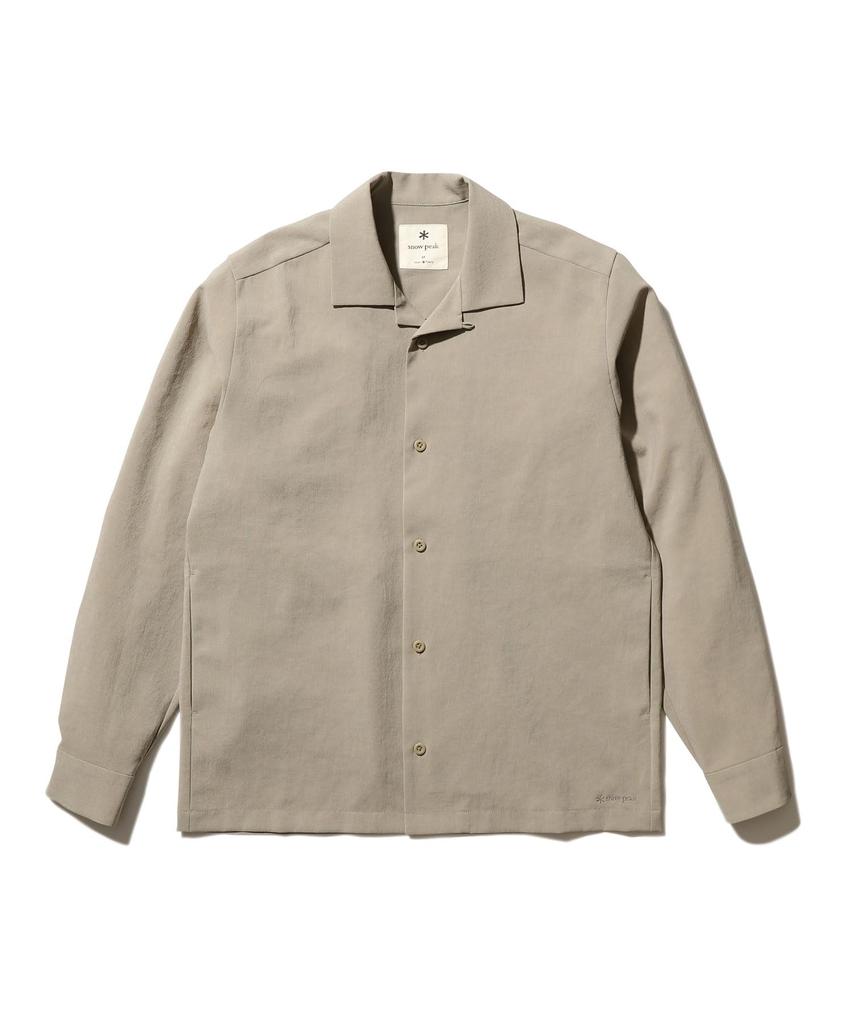 Outdoor Shirt Pe Light Poplin Shirts Beige [Snow Peak]