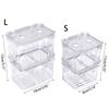 Baby Fish Breeding Box Clear Acrylic Isolation Boxes Aquarium Hatchery Incubator with Suction Cups for Newborn Shrimp
