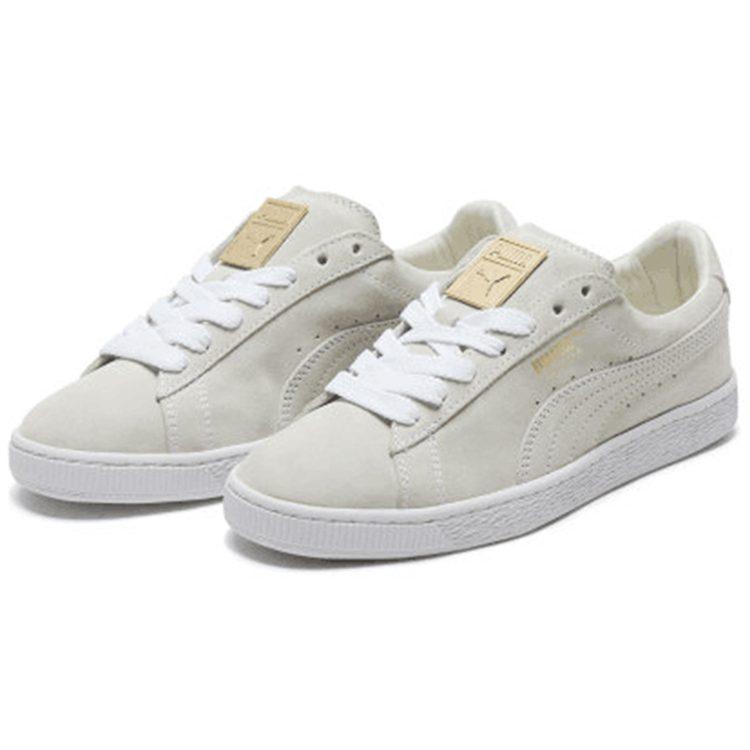 PUMA Suede Classic Metal Badge 'White Team Gold' 370081-02