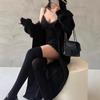Y2K Retro Spitze Patchwork Spaghetti Strap Schwarz, Figurbetontes Kleid Mini Mode Ästhetische Schleife Club Party Sexy Kleider für Frauen