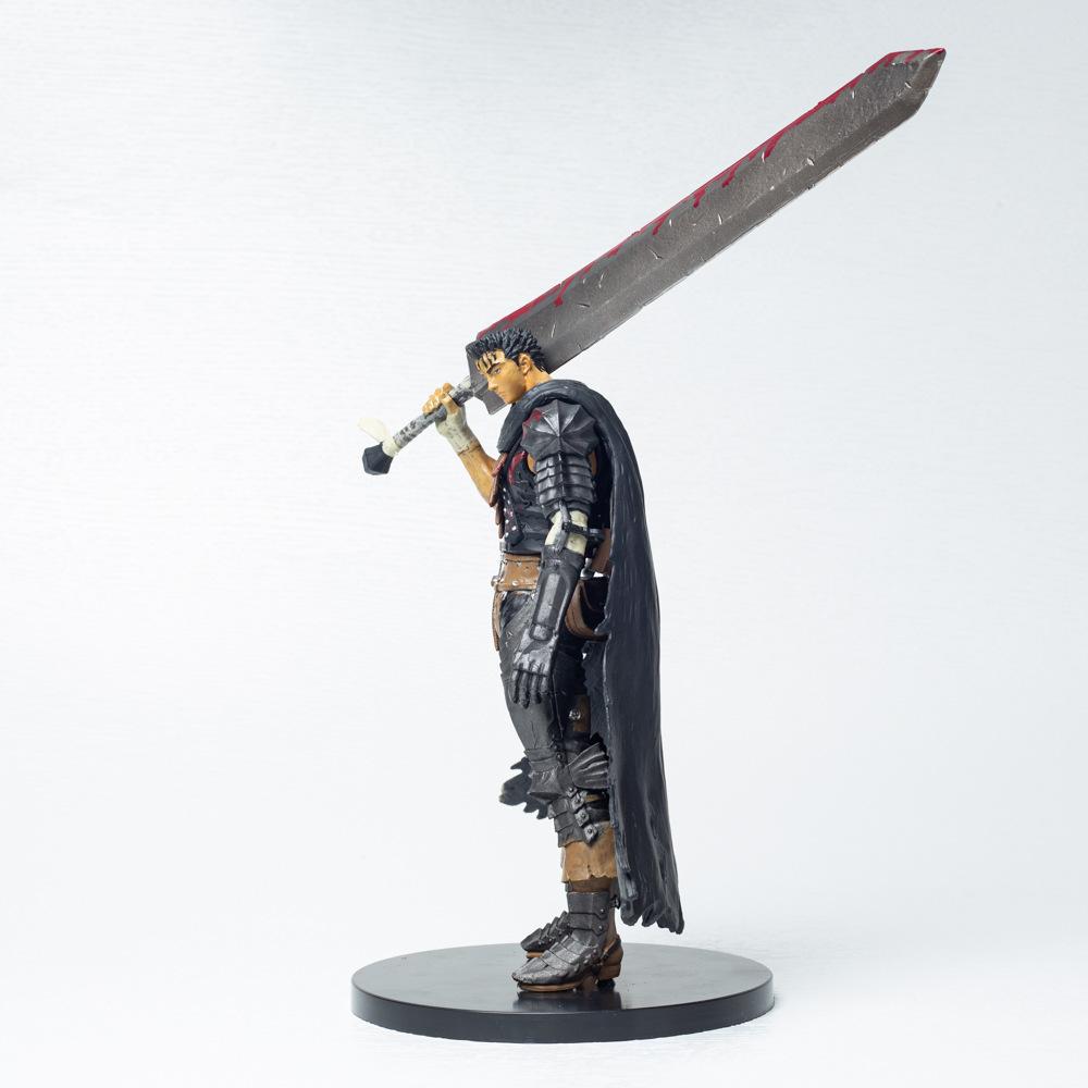 Berserk Guts Black Swordsman SH PVC Action Figure Anime Guts Figure Model Toys Collection Kids Doll Gift