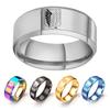 Anello in acciaio inossidabile al titanio di Attack on Titan Anime Shingeki no Kyojin Wings Of Liberty Anelli per uomo e donna Fan di anime