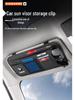Toyota Hiace Sun Visor Storage Bag & Card Holder for Car Interior Decor.