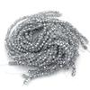 Crystal Beads 2 3 4 6 8mm Rondelle Loose Spacer Blue Glass Beads for Jewelry Making Bracelets Supplies Necklace DIY Accessories