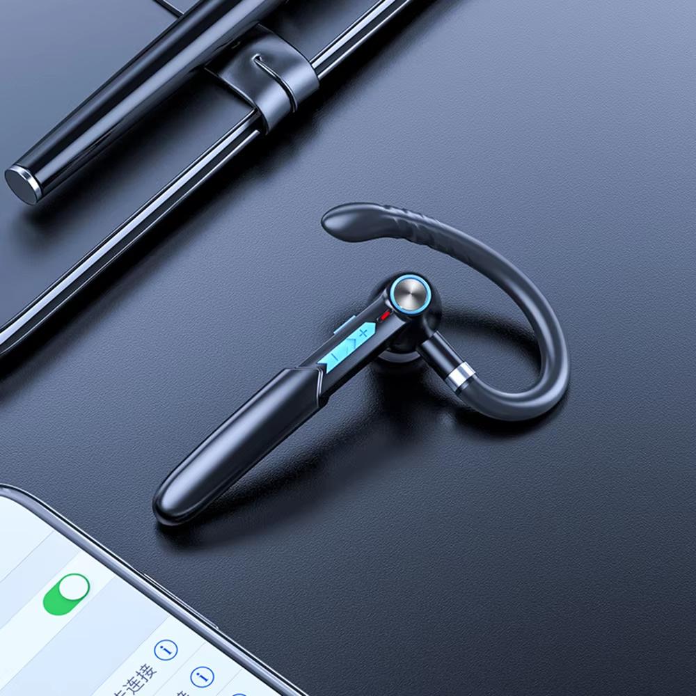 Touch Bluetooth-compatible Earphone Wireless Headphone with Microphone Hands Free Earbuds Noise Cancelling Headset