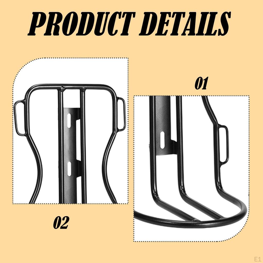 1 Pair Front Bicycle Rack Mounts Kit Aluminum Alloy Luggage Carrier Racks