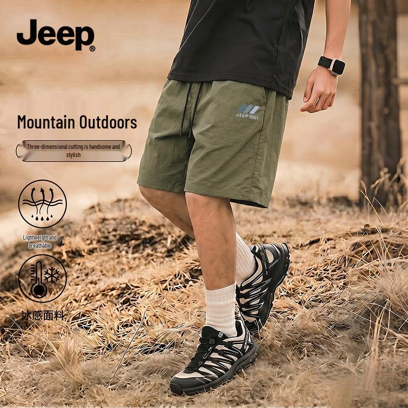 JEEP Men s Lightweight Quick-Dry Sports Shorts 4XL