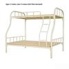 Children's Bunk Bed: Double Steel Iron Frame for Home & Rental Use