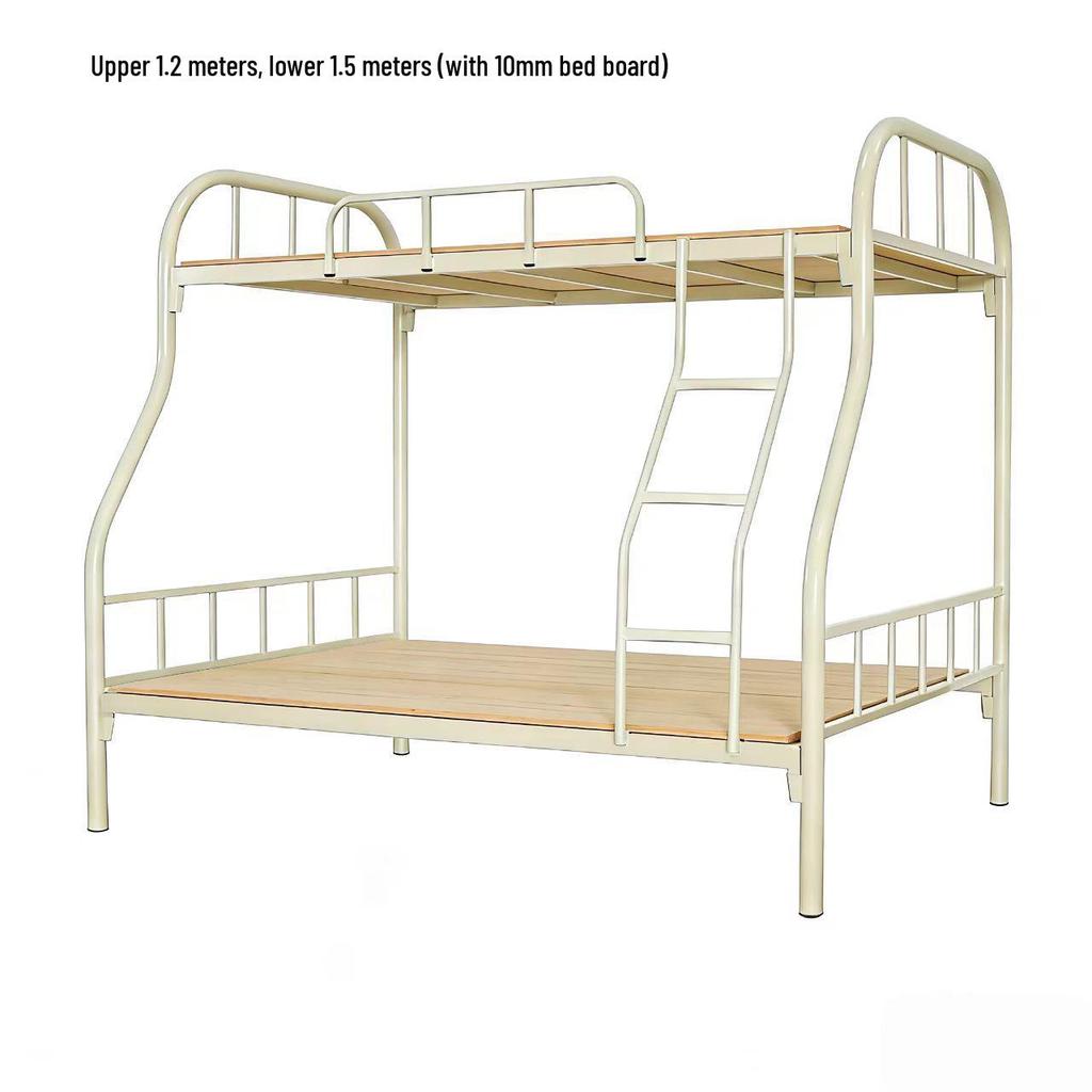 Children's Bunk Bed: Double Steel Iron Frame for Home & Rental Use