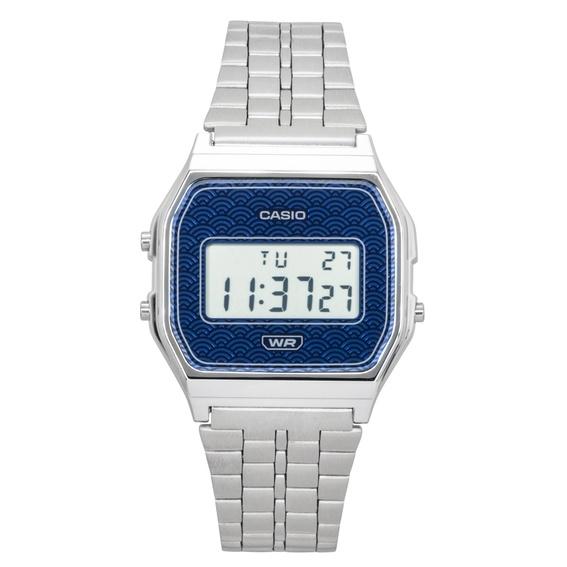 Casio Digital Stainless Steel Quartz A159WEVJ-2 Unisex Watch