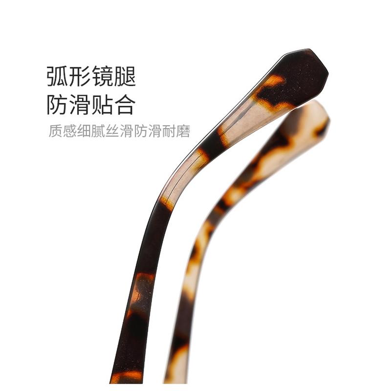 Big frame leopard reading glasses for men women fashion anti blue light reading glasses hyperopia lenses +1.0 +1.5 +2.0