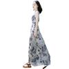 2023 Summer Print Slim Fit Sleeveless Midi Dress for Beach Vacation