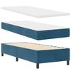 Box Spring Bed with Mattress Dark Blue 200 x 80 cm Velvet