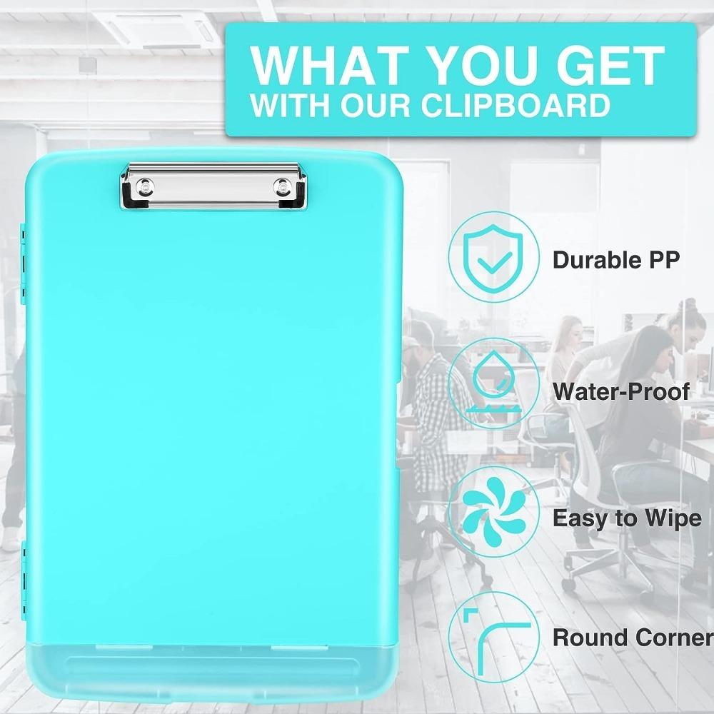 High Capacity Storage Clip Board Box Clipboard Wtih Pen Holder File Box Nursing Teacher Clipboard Folder for Office School Work