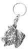 American Staffordshire Terrier – Silver-plated pendant with a dog in a decorative box, handbag decoration – Design 02 | Art-Dog