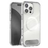 For iPhone 16 Pro Case Compatible with MagSafe Folding Kickstand Anti Drop PC + TPU Back Cover
