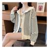 Navava Casual Striped Long Sleeve Hoodie Jacket Nc140