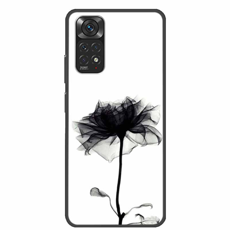 For Redmi Note 11 Cases Note11s Painted Soft TPU Silicone Phone Cases for Xiaomi Redmi Note 11 Pro 5G Cover Coque Note11s 4G Bag