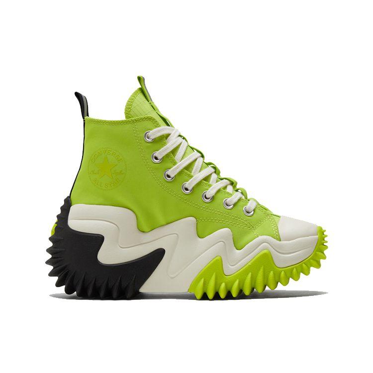 Converse Run Star Motion High Lime Twist Unisex Sneakers Green Black Egret 172066C