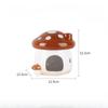 Mushroom Fantasy Forest Hamster Ceramic Nest Home Landscaping Supplies Golden Bear Food Bowl Summer Cooling Evacuation House