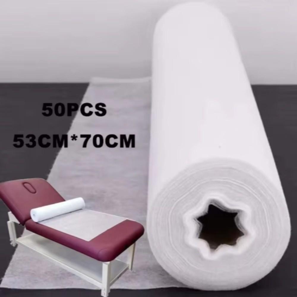 50pcs/roll Universal Massage Bed Sheets Non-Woven Non-Woven Bed Cover  For Salon