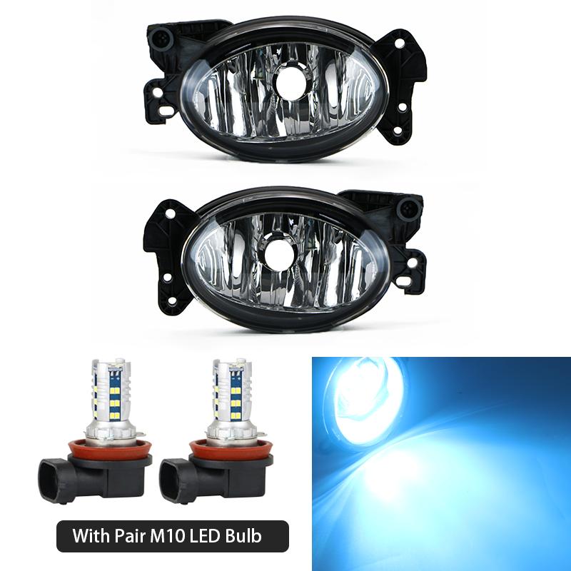 Pair Left&Right Fog Lamp For Mercedes Benz C Class CL203 2004-2005 Front Bumper Anti Fog Light 1698201556 1698201656 A1698201556