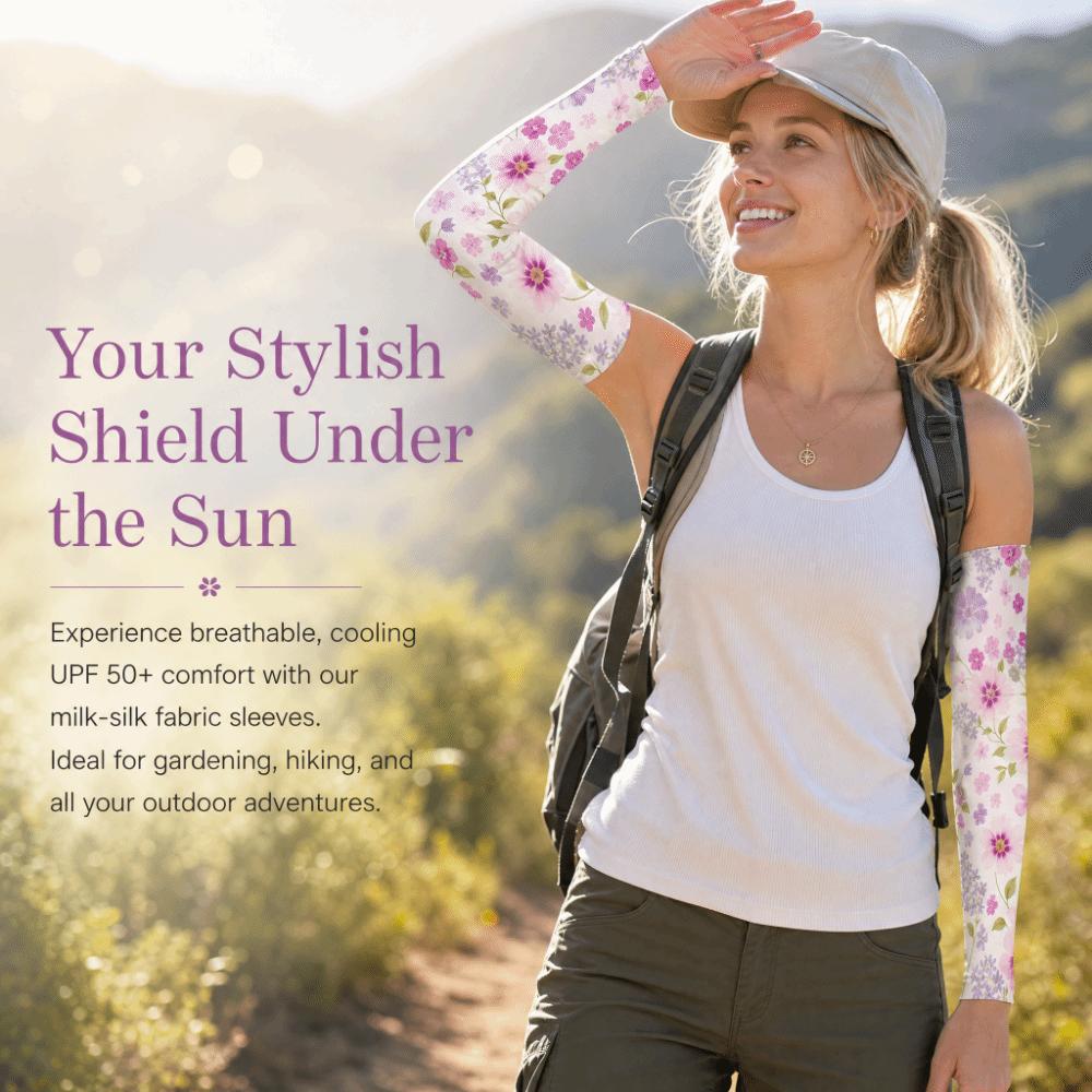 Breathable UV Protection Sleeves UPF 50+ Cooling Sleeves Portable Gardening Sleeves  Fishing