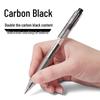 TOME Black Carbon Gel Pen: Click-Action, Smooth Refill, Water-Based, Ideal for Exams & Students' Practice.