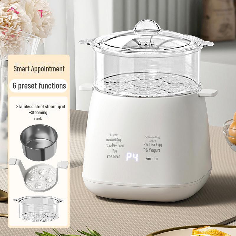 

Компактная автоматическая яйцеварка с таймером и автоматическим отключением Egg steamer