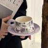 High-Value Birthday Gift Girls' Souvenir Garden Kite Ceramic Cup Saucer Coffee Cup Meridian Tea Cup