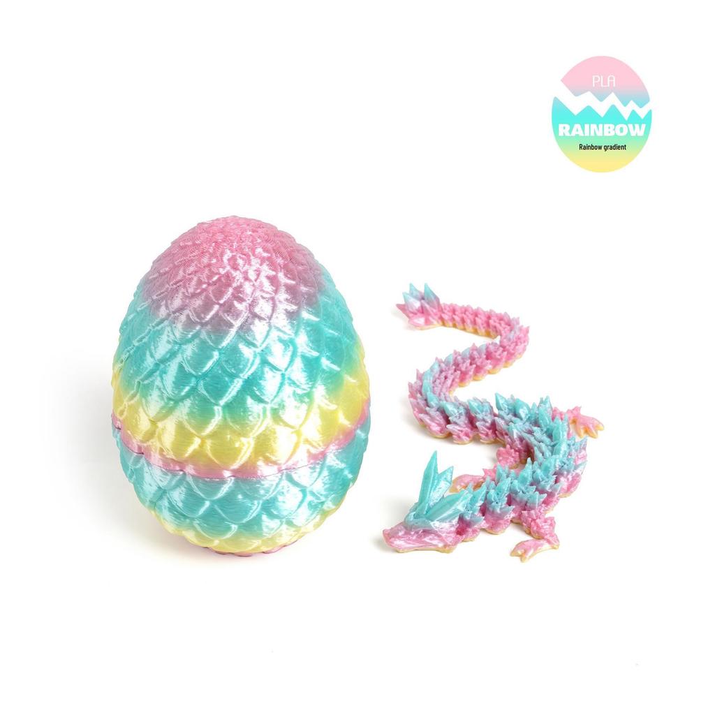 3D Printed Dragon Egg Ornament - Trendy Children's Toy Set
