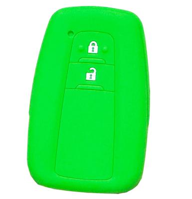 IKT Silicone Cover for Toyota Cars Smart Key 2 Buttons Green / Prius 50