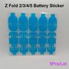 5Pcs Battery Sticker for Samsung Galaxy Z Fold 6 5 4 3 2 Double Tape Adhesive Tape Battery Stickers
