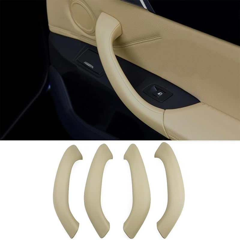 Car Door Handle For BMW X2 F39 X1 E84 F48 2010- Interior Door Handles Replace Cover Car Door Pull Accessories (Carbon Fiber Color)