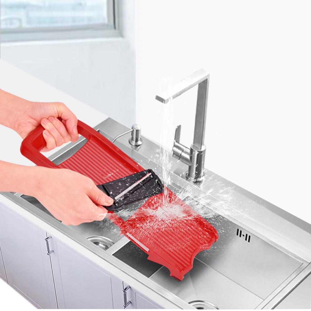 6 Klingen Hobel Gemüsemandoline Hobel Kochwerkzeugsets Multifunktions-Fruchtschneider Reibe