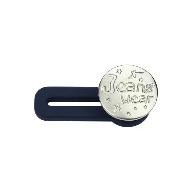 New 1/5PCS Magic Metal Button Extender for Pants Jeans Free Sewing Adjustable Retractable Waist Extenders Button Waistband Expan