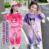 Spring Autumn Baby Girl Cartoon Bear Two Piece Set Fashionable Cute Outfit