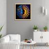 DIY-Diamantgemälde, Sonne und Mond, Kreuzstich-Set, Mosaik-Kunst, Diamantgemälde, voller Kreis/Quadrat-Diamant, Heimdekoration