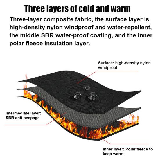 Winter Warm Waterproof Windproof Non-Slip Touch Screen Gloves Outdoor Equipment