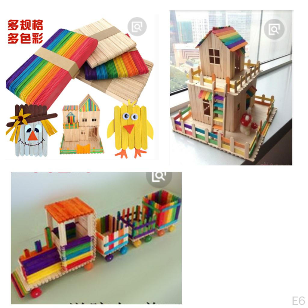 50 Pcs Craft S Assorted Colored
