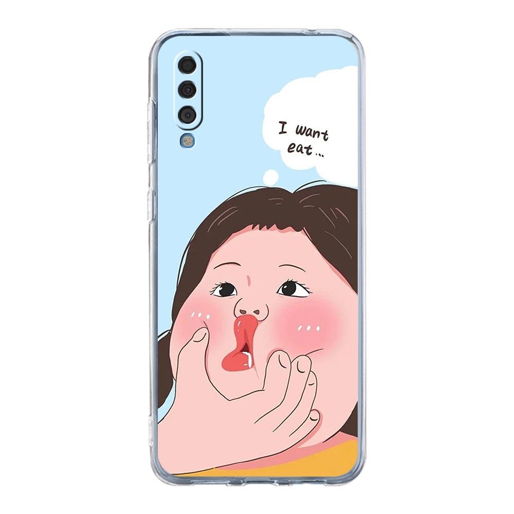 Cartoon Lustiges Jungen Mädchen Paar Hülle Für Samsung A54 A52 A50 A70 A40 A20S A20E A12 A14 A16 A22 A24 A42 A34 A32 5G A04s A06 Abdeckung