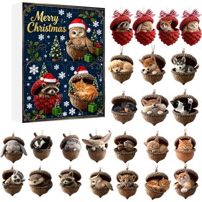Christmas Countdown Calendar Blind Advent Calendar Blind Christmas Gift