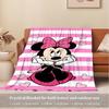 1pc Velvet Cute Minnie Mouse Bed Throw Blanket Sofa Coverlet Gift Home Decoration