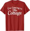 RoUnisexce Hockey Couple Unisex Women Im Coming To The Cottage TShirt Y2k Letters Printed Sayings Tee Novelty Gift Short Sleeve Tops